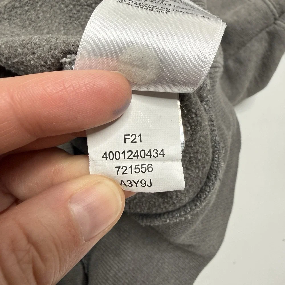 The North Face Hoodie Red Box Mens Small Gray Hooded‎ Sweatshirt Exploring HOLE